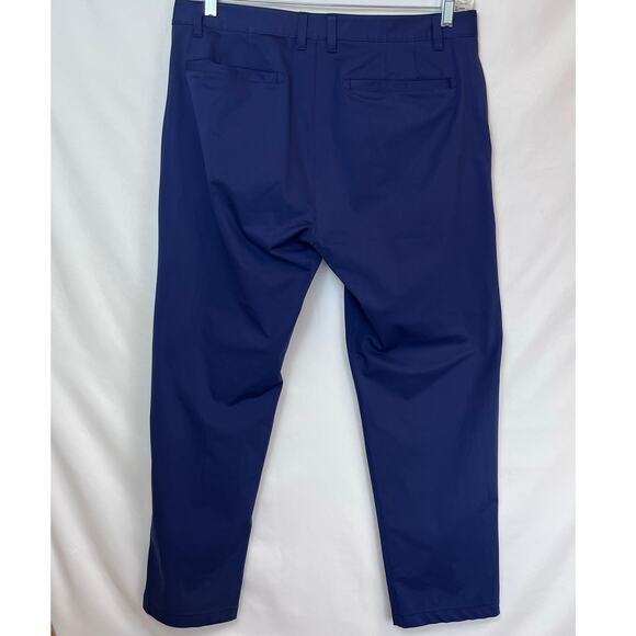 Rhone Men's Blue Commuter Athleisure Golf Casual Pant Size 35 Classic Fit 100161 - Picture 2 of 9